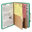 SMEAD MANUFACTURING CO. SMD19083 Pressboard Folders With Two Pocket Dividers, Legal, Six-Section, Green, 10/box, Price/BX