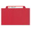 SMEAD MANUFACTURING CO. SMD19095 3" Expansion Folders With 2/5 Cut Tab, Legal, Eight-Section, Bright Red, 10/box, Price/BX