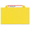 SMEAD MANUFACTURING CO. SMD21562 Recycled Folders, One Inch Expansion, 1/3 Top Tab, Letter, Yellow, 25/box, Price/BX