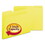 SMEAD MANUFACTURING CO. SMD21562 Recycled Folders, One Inch Expansion, 1/3 Top Tab, Letter, Yellow, 25/box, Price/BX