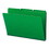 Smead 22546 Expanding Recycled Heavy Pressboard Folders, 1/3-Cut Tabs, 1" Expansion, Legal Size, Green, 25/Box, Price/BX