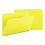 Smead SMD22562 Expanding Recycled Heavy Pressboard Folders, 1/3-Cut Tabs: Assorted, Legal Size, 1" Expansion, Yellow, 25/Box, Price/BX