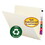 SMEAD MANUFACTURING CO. SMD24160 100% Recycled End Tab Folders, Reinforced Tab, Letter Size, Manila, 100/box, Price/BX