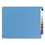 SMEAD MANUFACTURING CO. SMD25010 Colored File Folders, Straight Cut, Reinforced End Tab, Letter, Blue, 100/box, Price/BX