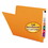 SMEAD MANUFACTURING CO. SMD25510 Colored File Folders, Straight Cut, Reinforced End Tab, Letter, Orange, 100/box, Price/BX