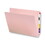 SMEAD MANUFACTURING CO. SMD25610 Colored File Folders, Straight Cut, Reinforced End Tab, Letter, Pink, 100/box, Price/BX