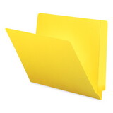 SMEAD MANUFACTURING CO. SMD25910 Colored File Folders, Straight Cut, Reinforced End Tab, Letter, Yellow, 100/box