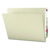 Smead SMD26200 Extra-Heavy Recycled Pressboard End Tab Folders, Straight Tabs, Letter Size, 1