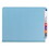 SMEAD MANUFACTURING CO. SMD26781 Pressboard End Tab Classification Folders, Letter, Six-Section, Blue, 10/box, Price/BX