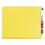 SMEAD MANUFACTURING CO. SMD26789 Pressboard End Tab Classification Folders, Letter, Six-Section, Yellow, 10/box, Price/BX