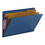 SMEAD MANUFACTURING CO. SMD29784 Pressboard End Tab Classification Folders, Legal, Six-Section, Dark Blue, 10/box, Price/BX
