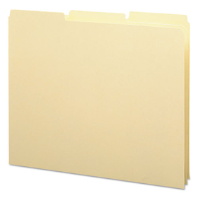 Smead SMD50134 Recycled Blank Top Tab File Guides, 1/3-Cut Top Tab, Blank, 8.5 x 11, Manila, 100/Box