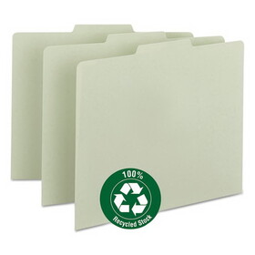 SMEAD MANUFACTURING CO. SMD50334 Recycled Tab File Guides, Blank, 1/3 Tab, Pressboard, Letter, 100/box