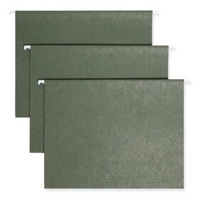 Smead SMD64036 TUFF Hanging Folders with Easy Slide Tab, Letter Size, 1/3-Cut Tabs, Standard Green, 20/Box