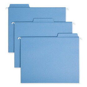 Smead SMD64099 FasTab Hanging Folders, Letter Size, 1/3-Cut Tabs, Blue, 20/Box