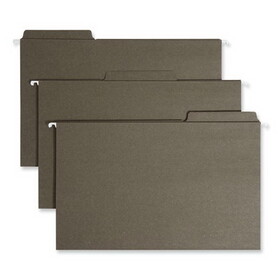 Smead SMD64137 FasTab Hanging Folders, Legal Size, 1/3-Cut Tabs, Standard Green, 20/Box