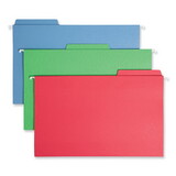 Smead SMD64153 Fastab Hanging Folders, Legal, Assorted, 18/box