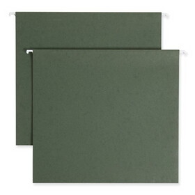 SMEAD MANUFACTURING CO. SMD64279 Three Inch Capacity Box Bottom Hanging File Folders, Letter, Green, 25/box