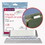 Smead SMD64600 Hanging File Tab/insert, 1/5 Tab, 2 1/4 Inch, Clear Tab/white Insert, 25/pack, Price/PK