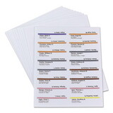 Smead SMD64915 Viewables Hanging Folder Tabs and Labels, Label Pack Refill, 1/3-Cut, Assorted Colors, 3.5