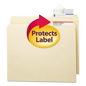 Smead SMD67600 Seal and View File Folder Label Protector, Clear Laminate, 3.5 x 1.69, 100/Pack