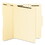 Smead SMD68025 Self-Adhesive Folder Dividers with Twin-Prong Fasteners for Top/End Tab Folders, 1 Fastener, Letter Size, Manila, 25/Pack, Price/PK