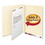 SMEAD MANUFACTURING CO. SMD68027 Manila Self-Adhesive End/top Tab Folder Dividers, 2-Sections, Letter, 100/box, Price/BX