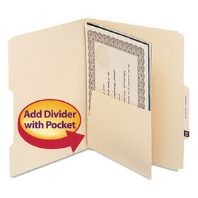 SMEAD MANUFACTURING CO. SMD68030 Mla Self-Adhesive Folder Dividers With 5-1/2 Pockets On Both Sides, 25/pack