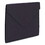 Smead SMD70922 Soft Touch Cloth Expanding Files, 2" Expansion, 1 Section, Snap Closure, Letter Size, Dark Blue, Price/EA