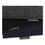 Smead SMD70922 Soft Touch Cloth Expanding Files, 2" Expansion, 1 Section, Snap Closure, Letter Size, Dark Blue, Price/EA