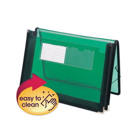 Smead SMD71951 2 1/4" Exp Wallet, Poly, Letter, Translucent Green