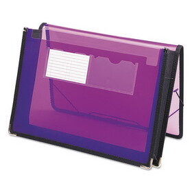 SMEAD MANUFACTURING CO. SMD71952 2 1/4" Exp Wallet, Poly, Letter, Translucent Purple