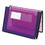 SMEAD MANUFACTURING CO. SMD71952 2 1/4" Exp Wallet, Poly, Letter, Translucent Purple, Price/EA