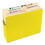 SMEAD MANUFACTURING CO. SMD73223 1 3/4" Exp Colored File Pocket, Straight Tab, Letter, Yellow, Price/EA