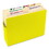 SMEAD MANUFACTURING CO. SMD73233 3 1/2" Exp Colored File Pocket, Straight Tab, Letter, Yellow, Price/EA