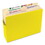 SMEAD MANUFACTURING CO. SMD73243 5 1/4" Exp Colored File Pocket, Straight Tab, Letter, Yellow, Price/EA