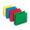 Smead SMD73500 Poly Drop Front File Pockets, 3.5" Expansion, Letter Size, Assorted Colors, 4/Box, Price/BX