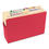 SMEAD MANUFACTURING CO. SMD74231 3 1/2" Exp Colored File Pocket, Straight Tab, Legal, Red, Price/EA