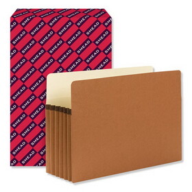 Smead SMD74810 Redrope Drop Front File Pockets, 5.25" Expansion, Legal Size, Redrope, 50/Box