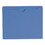 SMEAD MANUFACTURING CO. SMD75502 Colored File Jackets W/reinforced 2-Ply Tab, Letter, 11pt, Blue, 100/box, Price/BX