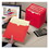 SMEAD MANUFACTURING CO. SMD75509 Colored File Jackets W/reinforced 2-Ply Tab, Letter, 11pt, Red, 100/box, Price/BX