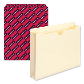 SMEAD MANUFACTURING CO. SMD75560 Manila File Jackets, 2" Exp, Letter, 11 Point, Manila, 50/box