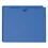 SMEAD MANUFACTURING CO. SMD75562 Colored File Jackets With Reinforced Double-Ply Tab, Letter, 11 Pt, Blue, 50/box, Price/BX