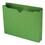 SMEAD MANUFACTURING CO. SMD75563 Colored File Jackets W/reinforced 2-Ply Tab, Letter, 11pt, Green, 50/box, Price/BX