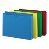 SMEAD MANUFACTURING CO. SMD75673 Colored File Jackets W/reinforced 2-Ply Tab, Letter, Assorted Colors, 50/box