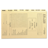 Smead SMD78278 Pressboard Mortgage Folder Dividers, Pre-Printed, 1 Fastener, Legal Size, Manila, 7 Dividers/Set, 12 Sets