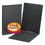 Smead SMD81178 Prong Fastener Premium Pressboard Report Cover, Two-Piece Prong Fastener, 3" Capacity, 11 x 17, Black/Black, Price/EA