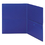 Smead SMD87701 Poly Two-Pocket Folder W/security Pocket, 11 X 8 1/2, Blue, 5/pack, Price/PK