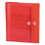 SMEAD MANUFACTURING CO. SMD89527 Poly String & Button Booklet Envelope, 9 3/4 X 11 5/8 X 1 1/4, Red, 5/pack, Price/PK