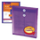 SMEAD MANUFACTURING CO. SMD89544 Poly String & Button Envelope, 9 3/4 X 11 5/8 X 1 1/4, Purple, 5/pack, Price/PK